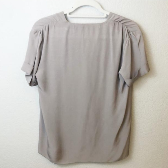 Mauve Short Sleeve Blouse - Picture 2 of 2